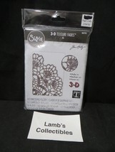 Sizzix 3-D Embossing Folder Texture Fades Doily Design Ellison Scrapbook 665735 - £19.00 GBP