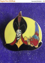 ON SALE Disney Aladdin Cloisonne Enamel Jafar &amp; Iago Pin HTF - £23.01 GBP