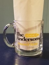 The Andersons Finance Team Coffee Mug Cup 3.75&quot; Tall Clear Glass Made In... - $6.08