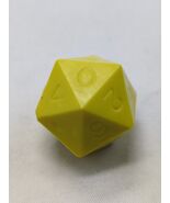 1980s Gamescience Yellow D20 Dice Numbers 1-0 - $69.29