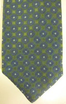 NEW Talbots Men Yellow-Gold, Green, Blue Shimmering Silk Tie Made in USA - £29.99 GBP