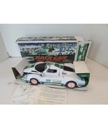HESS 2009 RACE CAR AND RACER WHITE MIB WORKS -BOX DAMAGED  LotD - $19.41 CAD