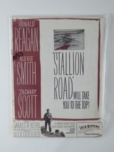 Ronald Reagan Actor Vintage Original 9.25x12 Stallion Road Herald Poster 1947 - £3.94 GBP