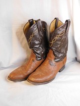 Vintage Tony Lama Tan/Brown Cowboy Boots 7.5D - £18.86 GBP