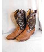 Vintage Tony Lama Tan/Brown Cowboy Boots 7.5D - £19.01 GBP