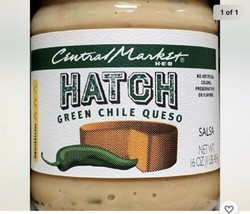 Central Market HEB Salsa 16 Oz (Pack of 2) (Hatch Green Chili Queso - Me... - $33.63