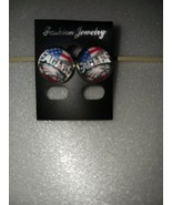 EAGLES EARRINGS AMERICAN FLAG STYLE POST - €12,24 EUR