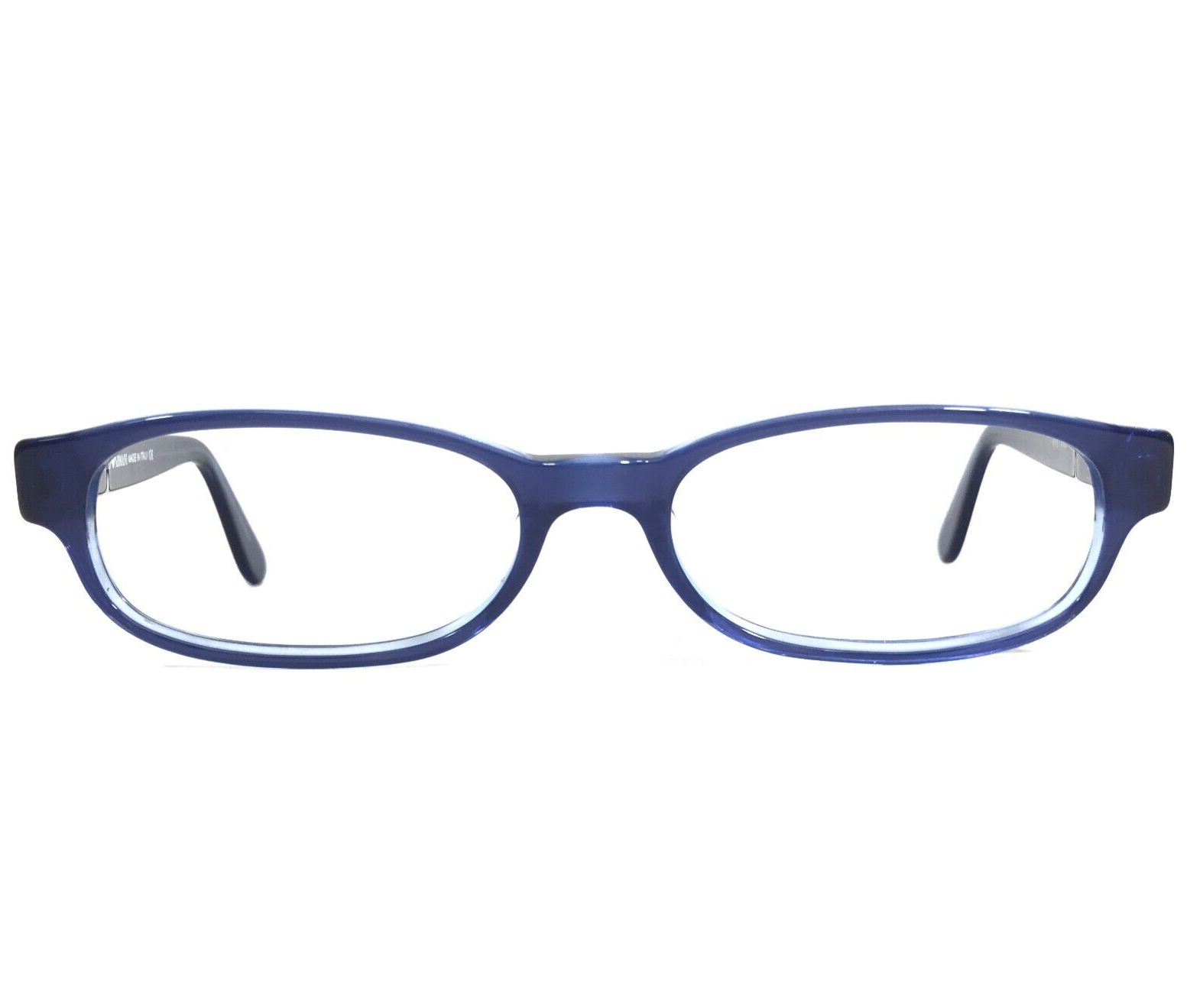 Primary image for Emporio Armani Eyeglasses Frames 610 414 Clear Blue Rectangular Oval 54-17-140