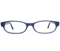 Emporio Armani Eyeglasses Frames 610 414 Clear Blue Rectangular Oval 54-... - $74.59
