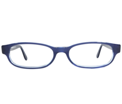 Emporio Armani Eyeglasses Frames 610 414 Clear Blue Rectangular Oval 54-17-140 - $74.59