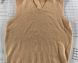 Vintage Scottish Export House Cashmere Sweater Vest Mens Small V Neck Br... - $34.64