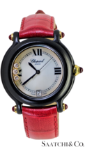 Authenticity Guarantee 
[CHOPARD] Chopard Happy Sports 3P Diamond Leather Red... - £1,886.79 GBP