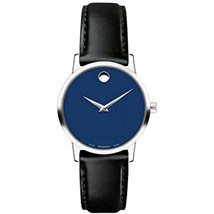 Movado Women&#39;s Museum Blue Dial Watch - 607318 - £200.25 GBP