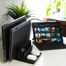 Multi-Functional Laptop Holder and Dock - Desk Organizer Electronic Devi... - £27.53 GBP+