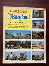 Walt Disney - Disneyland Stamp Book - 1956 - WD-6 - Stamps Affixed - No Coloring - £71.17 GBP