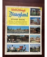 WALT DISNEY - DISNEYLAND STAMP BOOK - 1956 - WD-6 - STAMPS AFFIXED - NO COLORING - $89.98