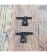 2pc Dorman 800177 Fuel Line Quick Connector 5/16 In Steel TEE to 6mm wit... - $23.37