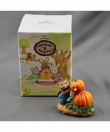 Hallmark Tender Touches Building a Pumpkin Man Chipmunk Halloween Jack O... - $34.15 CAD