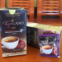 15 Packs X 15 Satchets Gano Excel Ganoderma Cafe 3 in 1 Coffee  HALAL Coffee - $185.43