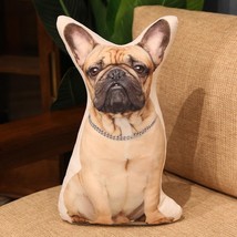 Teddy Dog Bulldog British Shorthair Cat Plush Toys 3D Printed Animal Pillow Stuf - £22.69 GBP