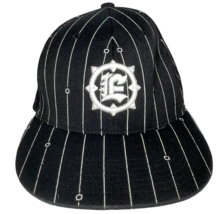 Empyre Skater Hat Men Sz SM Flexfit Black White Striped Embroidered Logo Street - $14.46