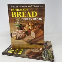 Lot of 2 Better Homes &amp; Gardens Bread Cookbooks HC Vintage Homemade Bread - £7.39 GBP