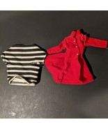 Barbie Pirate Striped Clothing 50s or 60s Snap Dress Mattel TORN- READ Vtg - $13.86