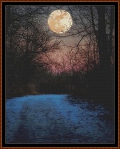 Moon Walk ~~ counted cross stitch pattern PDF - £12.86 GBP