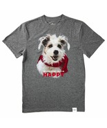 Hallmark Channel Makes Me Happy The Dog Gray T Shirt S Small NEW Unisex - £23.70 GBP