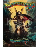Molly Hatchet 24 x 35 FLIRTIN&#39; WITH DISASTER Custom Commercial Promo Poster - $70.13 CAD