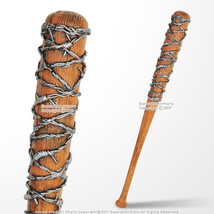 Foam Zombie Wired Baseball Lucille Bat Halloween Cosplay Costume Weapon - £14.69 GBP