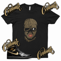 Black SKI MASK T Shirt match J1 1 Metallic Gold SE Patent Leather Mid - £20.05 GBP+