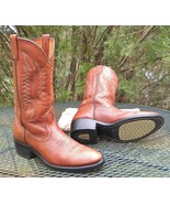 Vintage USA Union made Leather Western Boots Sierra Soles Work Ranch Men... - £75.71 GBP