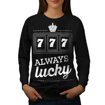 Wellcoda Lucky Slot Win Fortune Womens Sweatshirt - $36.10+