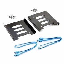 Hdd Ssd Mounting Bracket 2.5 To 3.5 Adapter Hard Drive Holder (Single Dr... - $12.99