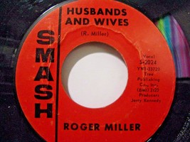 Roger Miller-Husbands and Wives / I&#39;ve Been A Long Time Leavin&#39;-45rpm-1966-VG+ - £2.36 GBP