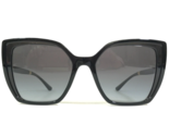 Dolce &amp; Gabbana Sunglasses DG6138 3246/8G Black Clear Gray Oversized 55-... - $111.98