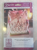 Die&#39;sire &#39;Create-a-Card&#39; Classic Chandelier Metal Die by Crafter&#39;s Compa... - £19.17 GBP