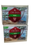 2- 2pk Old Spice Fresh Collection Fiji Scent Bar Soap NEW - $27.71