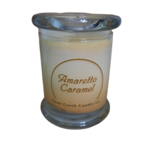 NEW Swan Creek Candle Co. Amaretto Caramel 100% Soybean 10 oz. glass jar - £16.54 GBP