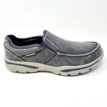 Skechers Harper Forde Charcoal Relaxed Fit Mens Slip On Loafers - $59.95
