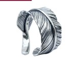  real 925 sterling silver feather brand couple ring female jewelry thailand silver thumb155 crop