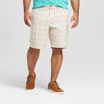 Goodfellow &amp; Co™~ Men&#39;s Size 32 Shorts ~ Flat Front &quot;Linden&quot; ~ Cotton ~ Dog Bone - £20.92 GBP