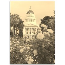 Vintage Sacramento California Poster Print | Retro Sacramento Black White Sepia  - £16.05 GBP