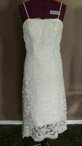 Alfred Angelo Wedding Dress Style 1774NT Size 8 with Veil BEAUTIFUL!! - £193.36 GBP