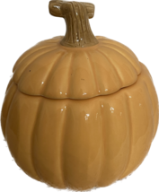 Vintage Halloween Hallmark ceramic pumpkin scented candle - £8.75 GBP
