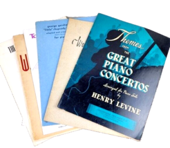 Sheet Music Booklets Lot of Six Piano - £18.94 GBP