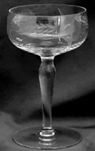 Glastonbury Lotus Wheat Champagne Tall Sherbet Glass 5-5/8&quot; Clear Stem 1500 - £12.42 GBP