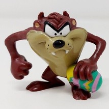 Looney Tunes Easter Egg Taz 2.25&quot; Figure Toy Tasmanian Devil VTG 1999 Chocolate - £2.98 GBP