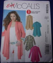 McCall’s Misses’ Cardigans Size Xsm-Sml-Med #M6084 Uncut - £3.91 GBP